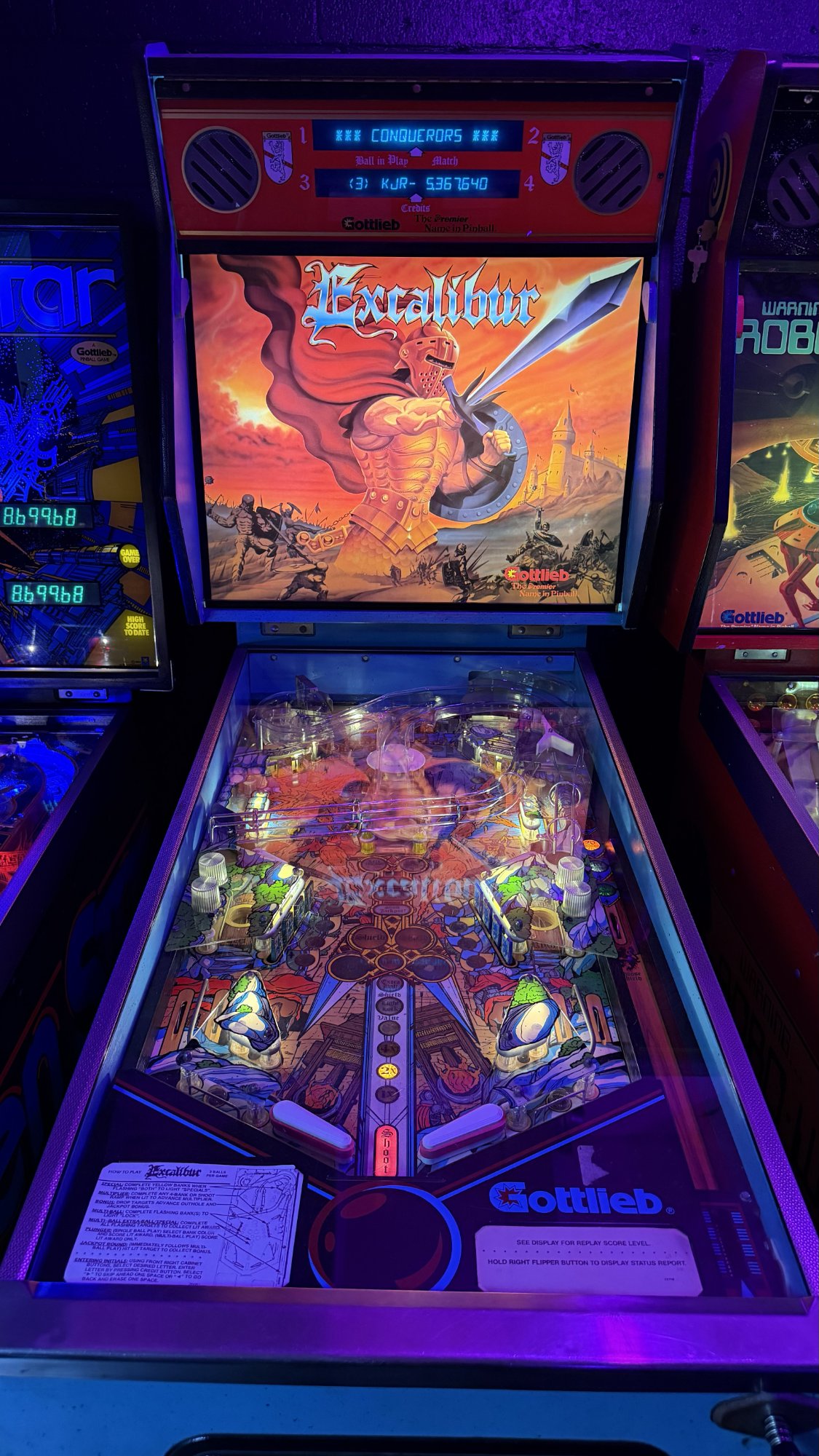 Excalibur Pinball