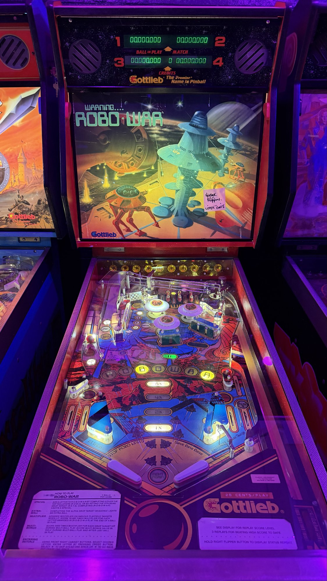 Robowar Pinball